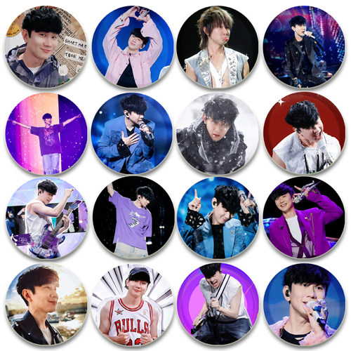 林俊杰吧唧58mm马口铁胸章谷子挂件明星应援周边痛包礼物徽章日谷