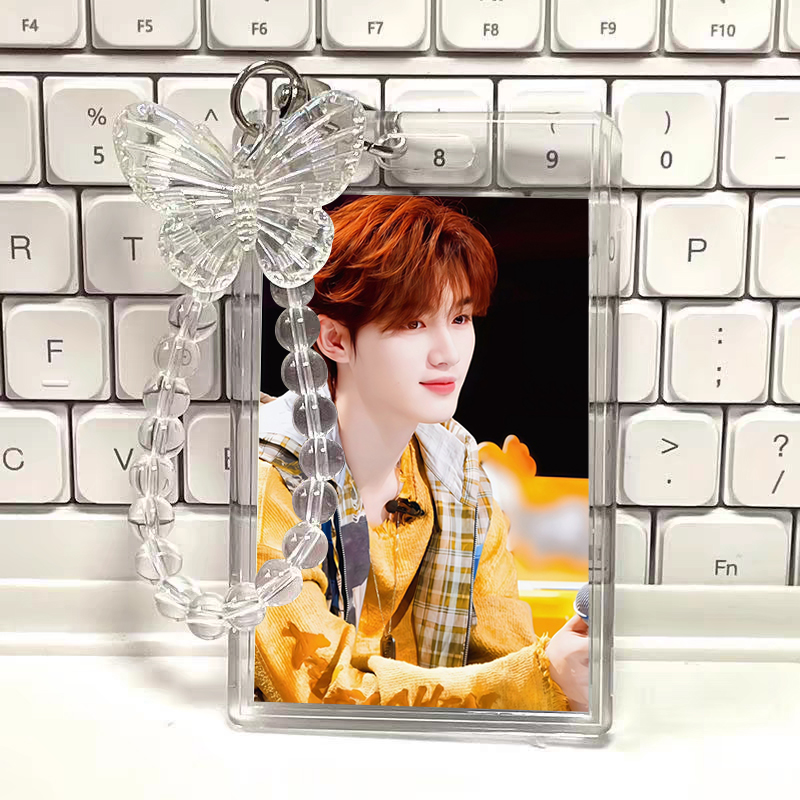 时代少年团丁程鑫周边学生校园卡件卡套挂件节日身份证水晶亚克力