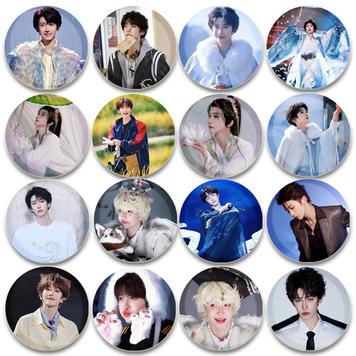 刘宇吧唧58mm马口铁胸章谷子挂件明星应援周边痛包礼物徽章日谷