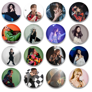 AGA江海迦胸章58mm马口铁胸针谷子挂件明星演唱会应援周边痛包