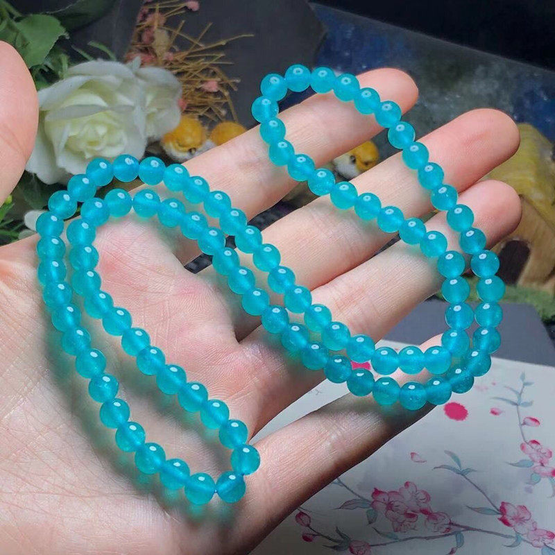 天河玉髓三圈手链女仿天河石优化水晶多圈手串民族风时尚饰品礼物