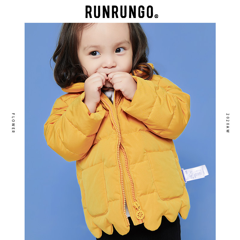 宝宝羽绒服外套儿童轻薄冬装