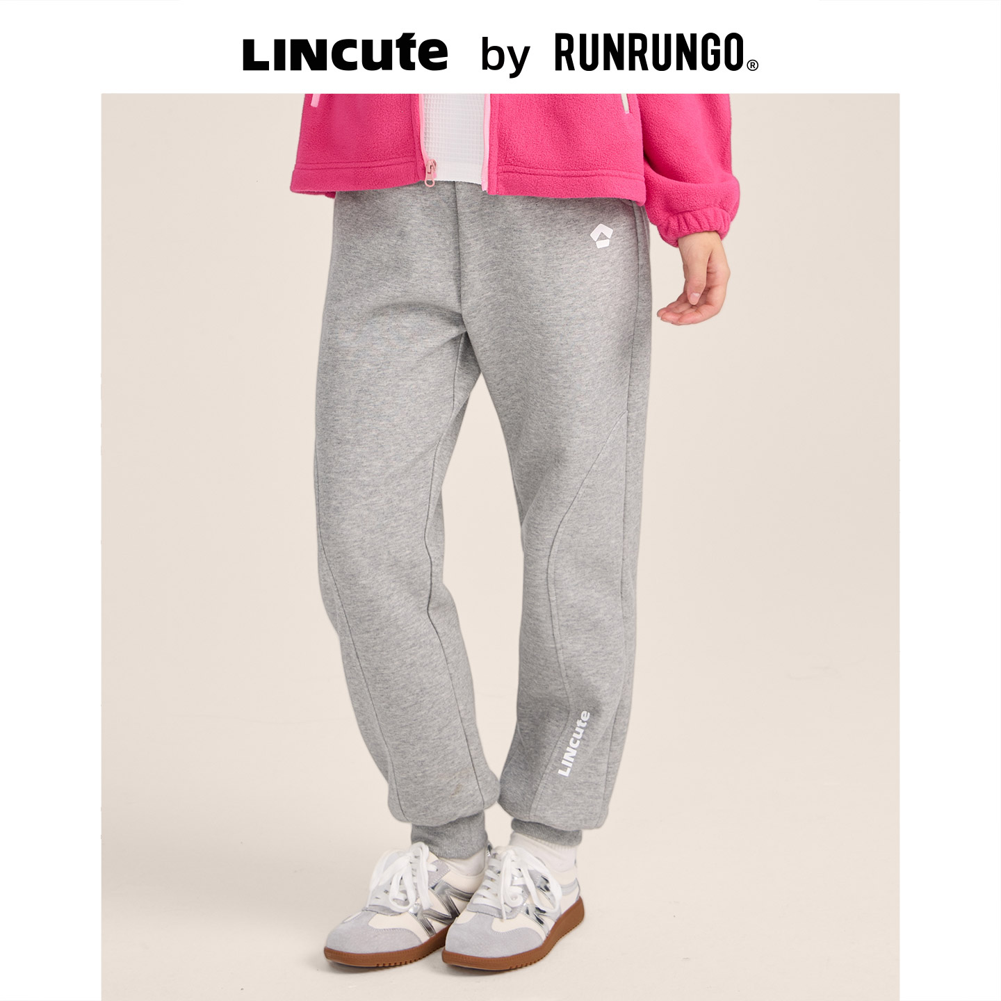 RUNRUNGO针织卫裤2025秋冬运动裤