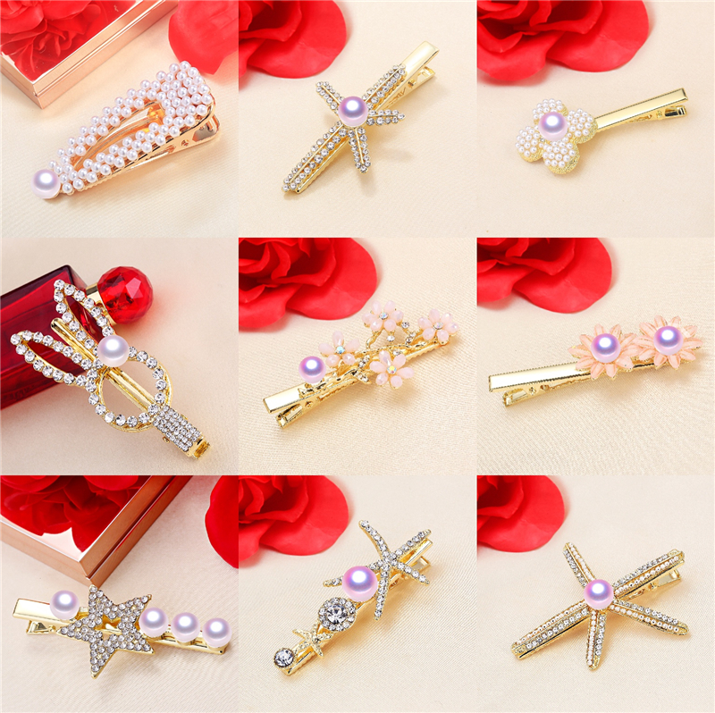 diy珍珠半成品发夹福利回馈