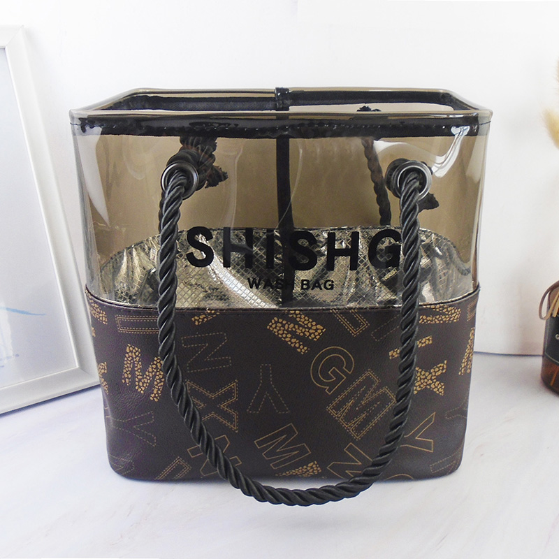 加高浴筐手提洗澡篮大容量洗漱包浴兜包女洗漱包便携化妆收纳包