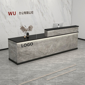 收银台店铺轻奢小型服装 店吧台超市柜台简约美容院公司前台接待台