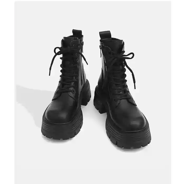 2025时装靴厚底短靴百搭瘦瘦增高