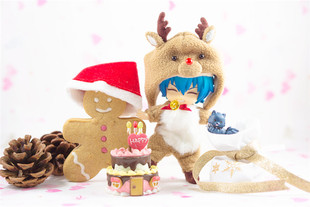 ob11娃衣 YMY 素体幼体  迷糊体 寿屋 GSC 粘土人 圣诞 驯鹿 麋鹿