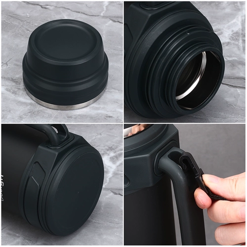 Вместительный и большой термос, удерживающий тепло чайник из нержавеющей стали для путешествий для домашнего использования, нержавеющая сталь AISI 304