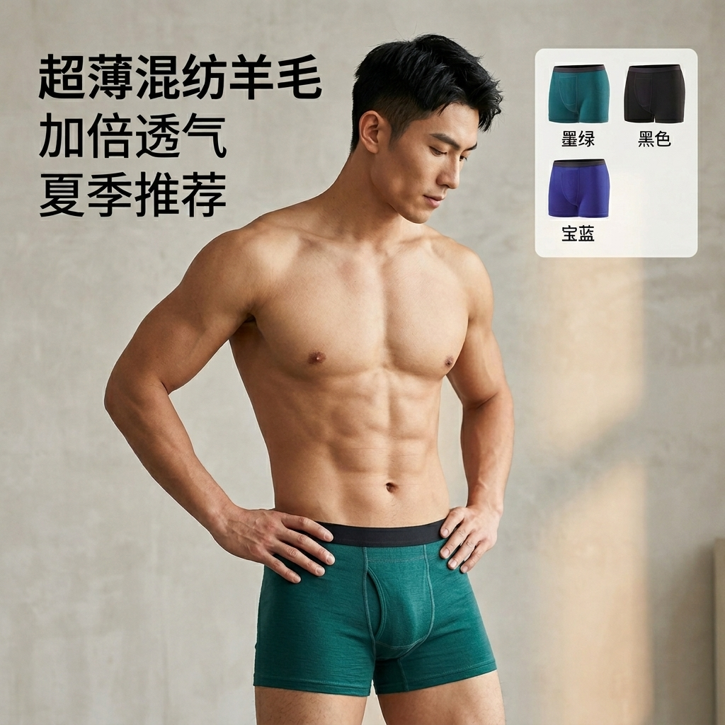 2026年夏季男士及男童冰丝内裤选购评测