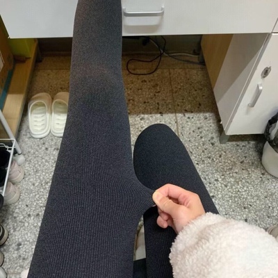 2025年新款秋冬棉瘦腿压力袜螺纹打底裤女保暖连裤袜束身加绒加厚