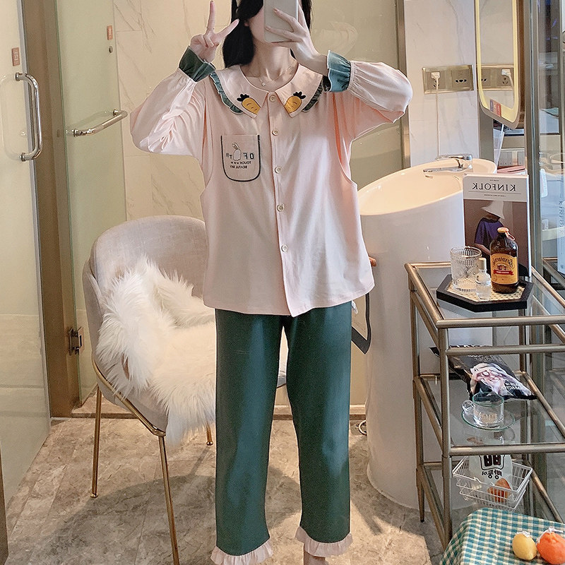 [바지 한벌] 봄 가을 임산부 팬츠는 조절이 가능하며 임신 산후 집에서도 착용 가능합니다
