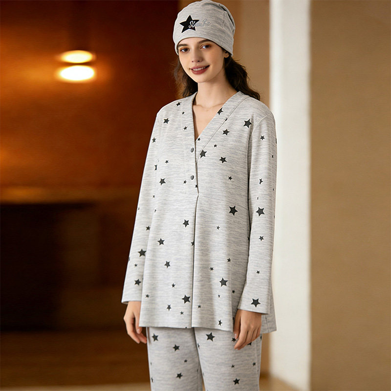 带胸垫月子服纯棉产后12月份孕妇冬外穿加厚哺乳睡衣秋冬季家居服,孕妇装/孕产妇用品/营养,家居服套装,淘宝优惠券,粉丝福利购,淘宝优惠卷