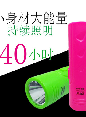 充电锂电迷你家用小手电筒 紫光灯验钞超亮强光老人儿童便携包邮