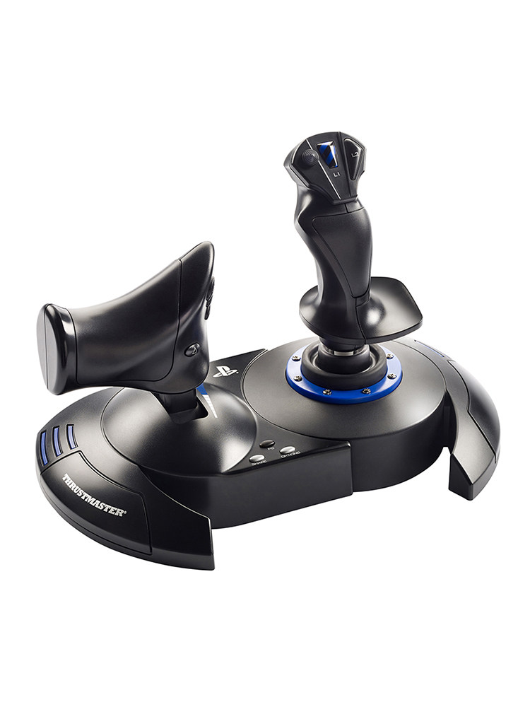 THRUSTMASTER HOTAS4 양손 게임 비행 조이스틱은 PC|PS4 ACE COMBAT 7|FLIGHT SIMULATOR를 지원합니다