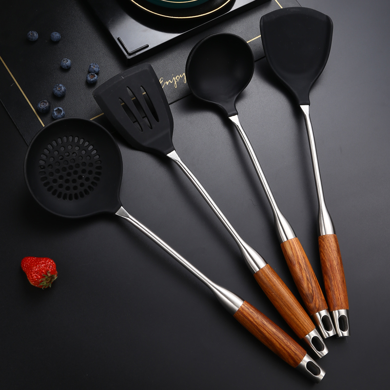 硅胶锅铲不粘锅专用套装耐高温