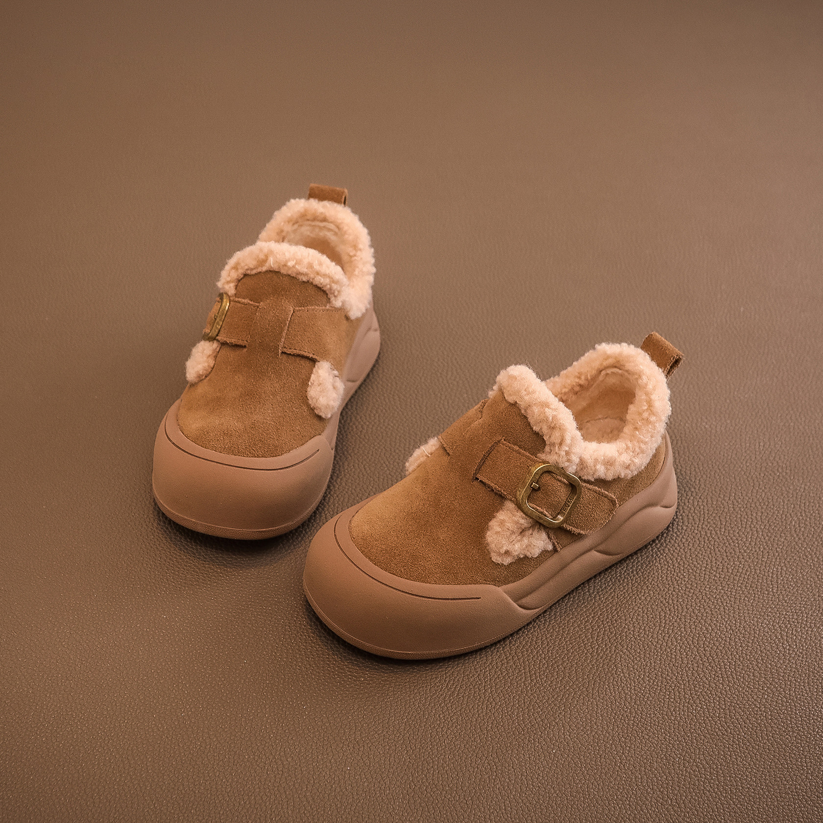 真皮女童鞋子儿童二棉雪地靴2025冬季新款加绒勃肯宝宝大童毛毛鞋,童鞋/婴儿鞋/亲子鞋,棉鞋,淘宝优惠券,粉丝福利购,淘宝优惠卷