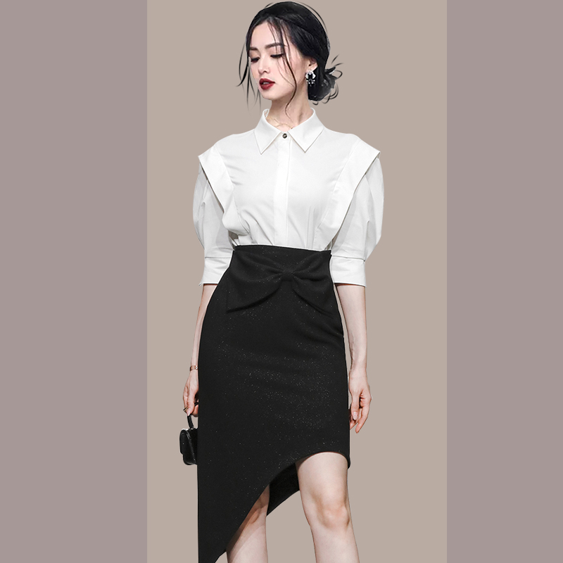 洋气时髦女神范女装两件套