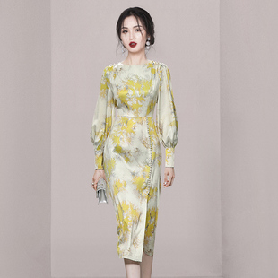 春季高端气质名媛连衣裙女2024年春装新款高级感轻奢包臀女装裙子