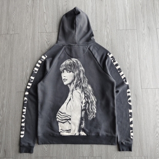 霉霉泰勒斯威夫特TaylorSwift 冬季周边加绒情侣宽松连帽卫衣