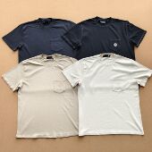 重磅230克成衣水洗砂洗复古美式 体恤 做旧圆领T恤纯棉男女同款