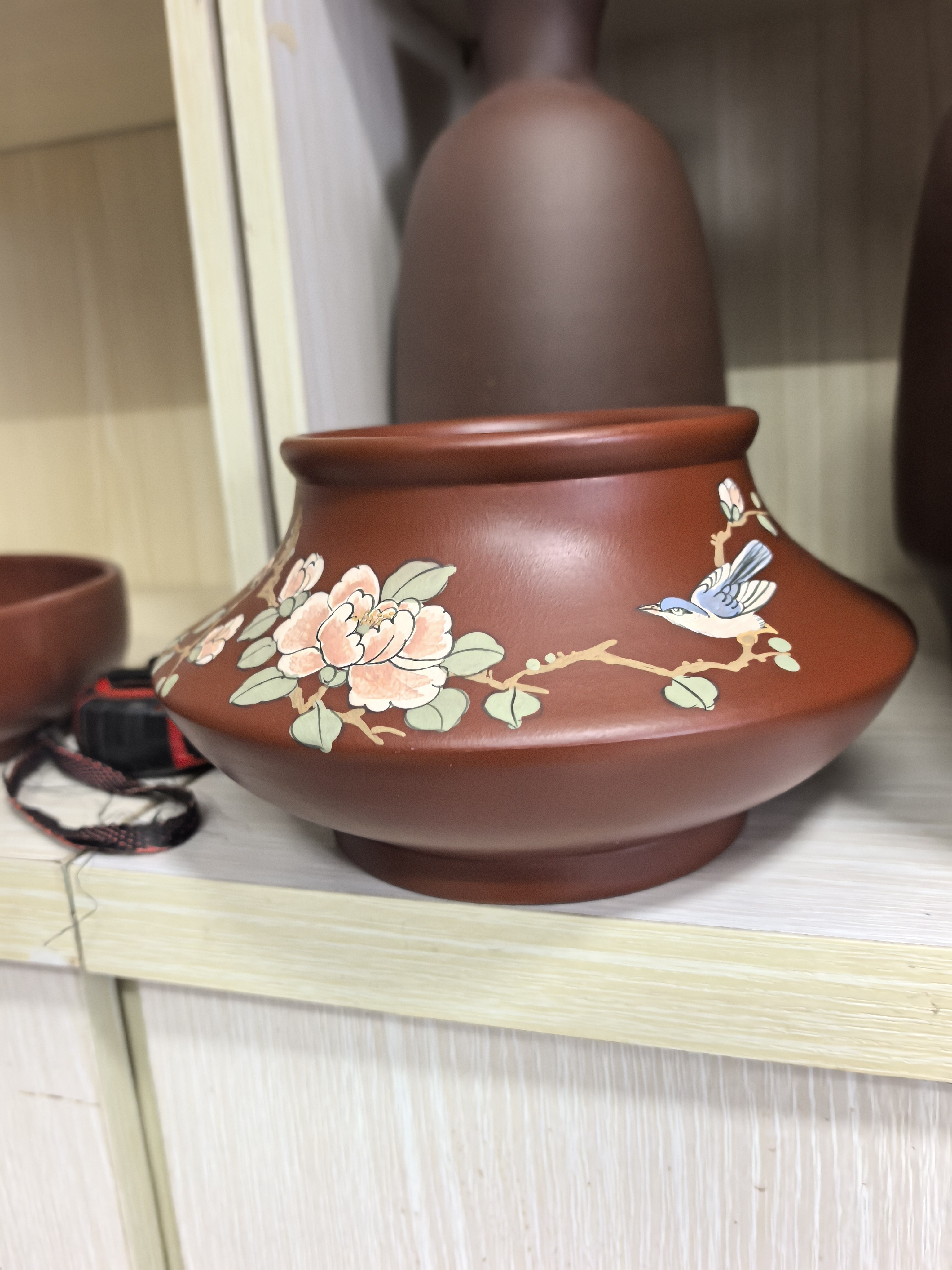 满意紫砂全手工制作朱泥大红袍水洗水缸11×20×11卖掉了可定做,家居饰品,花盆,淘宝优惠券,粉丝福利购,淘宝优惠卷