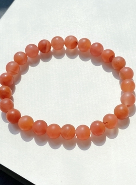 红豆天然川料南红玛瑙手串