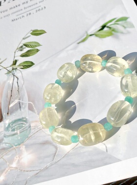 清仓手链玛瑙碧玺盐源百搭发晶