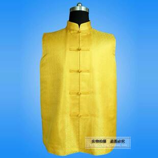 喇嘛服马甲春秋藏式僧装坎肩上师衣服锦缎背心夹衣