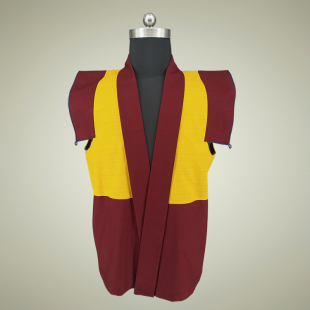 喇嘛服毛料东嘎坎肩精纺羊毛僧衣上师衣服春秋季法衣东嘎坎肩