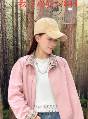 外套正品好穿丁螺GN女装2025春夏新款洋气百搭显瘦格子短款96430