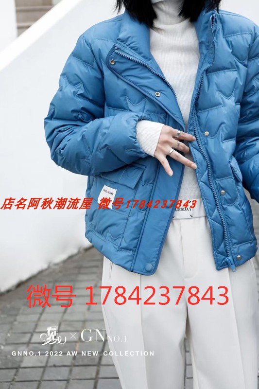 丁螺GN新款欧货短款工装羽绒服冬季女时尚宽松简约休闲羽绒衣