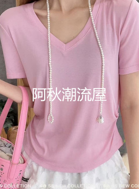 T恤丁螺GN女装2025夏季新款时尚好穿正品舒服