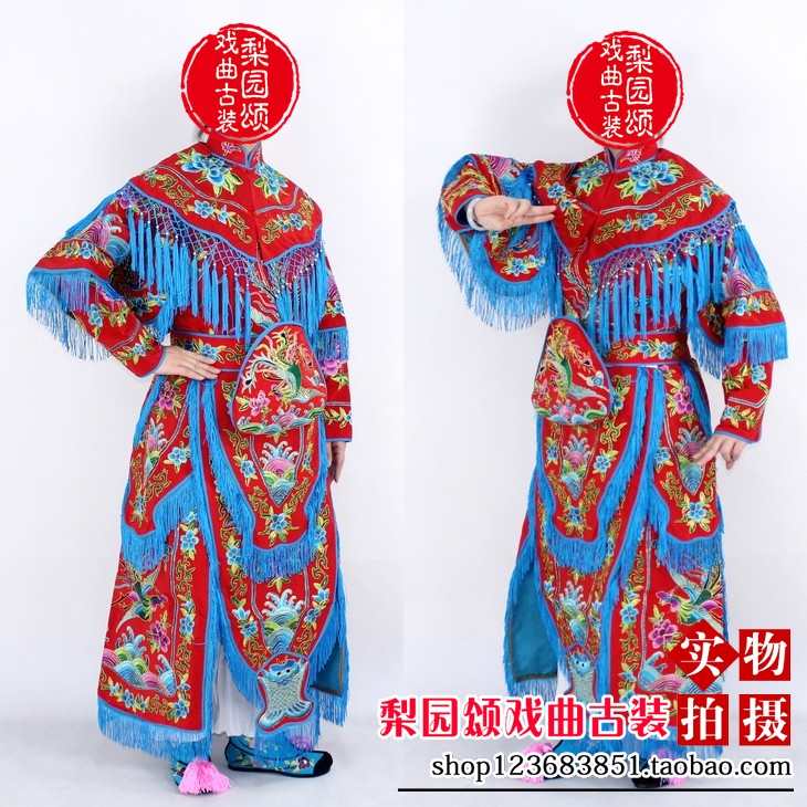 影视演出戏剧红色改良风刀马旦