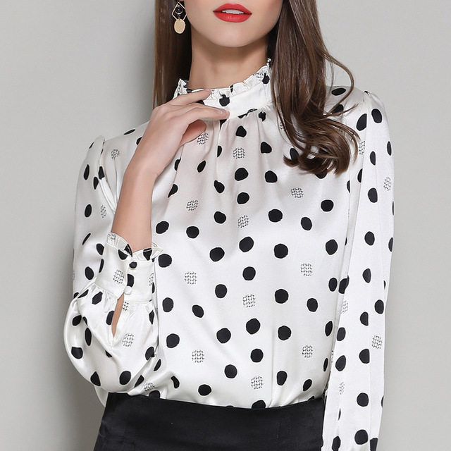 Hangzhou Levin Law Mischka Heavy Real silk Long sleeve shirt 100 mulberry silk Ladies temperament Stand collar Wave jacketin the Women's clothing/Boutique , Shirt  category - from Buy2taobao.com to provide professional Taobao agent buy service