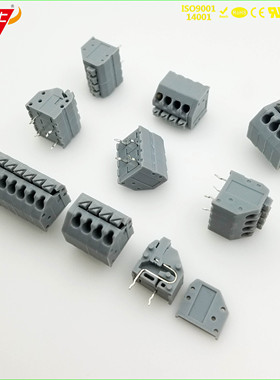 弹簧式PCB接线端子DG250 KF250 7.0mm PTSA1.5 连接器接插件凤凰