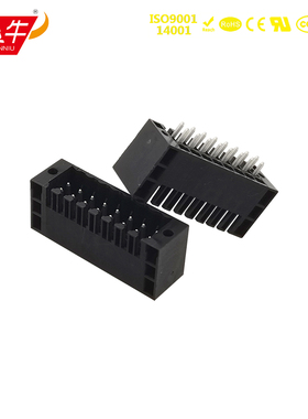 3.5mm魏德米勒B2L电网仪表双层连接器插拔式接线端子排15EDGVHDM