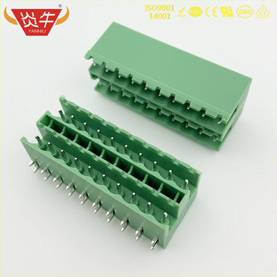 双层扁平插拔式PCB接线端子KF2EDGKRH 5.08mm CCDN 2.5 G1 凤凰