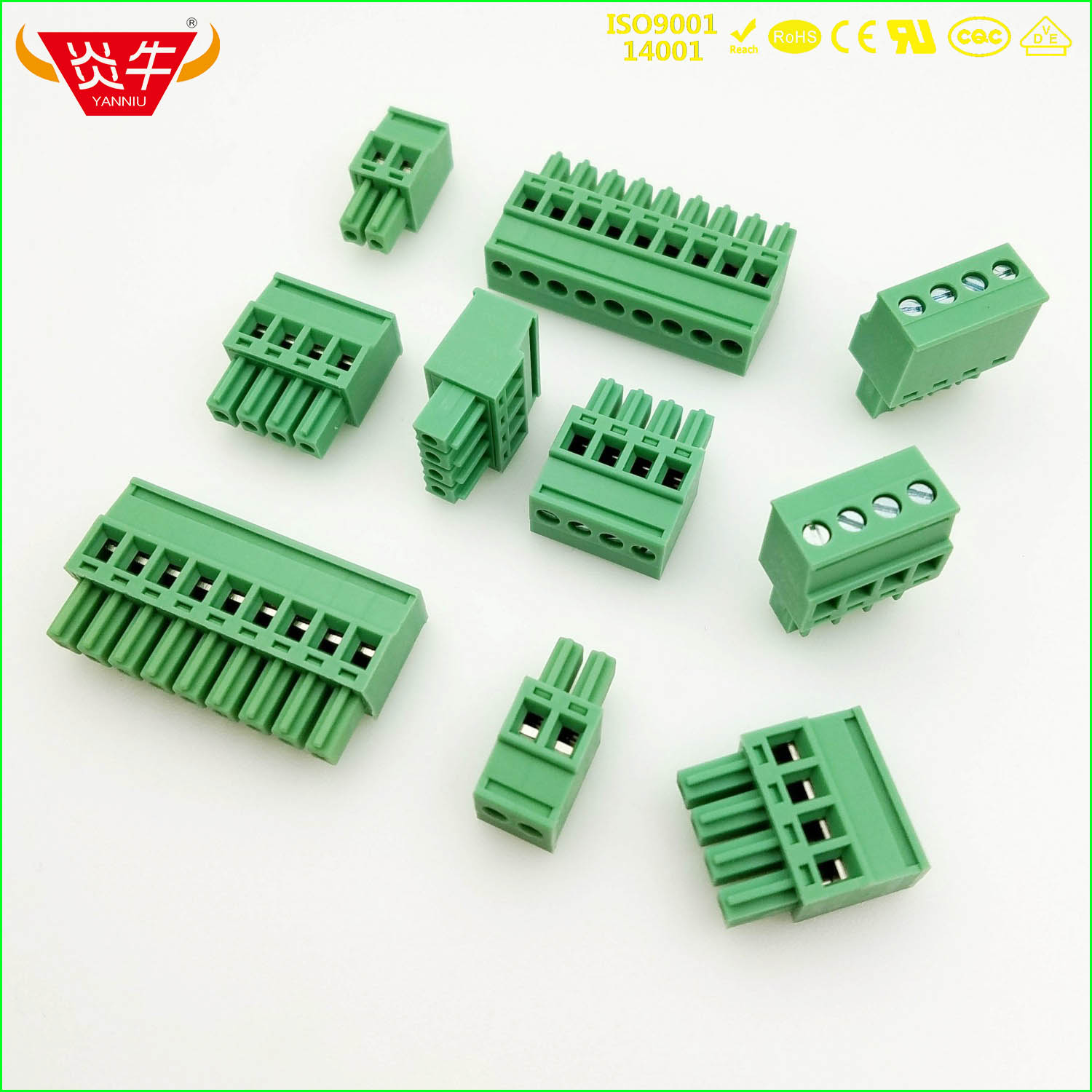 插拔式PCB接线端子15EDGKB KF2EDGKB 3.5 MCVR1.5 ST 连接器高正