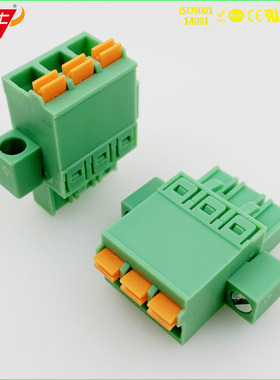 扁平弹簧插拔式PCB接线端子KF2EDGKNM 5.08mm FKCN2.5 STF 连接器