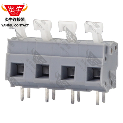 7.5mm炎牛连接器弹簧式PCB接线端子YN242R/DG242R/KF242R/257-552