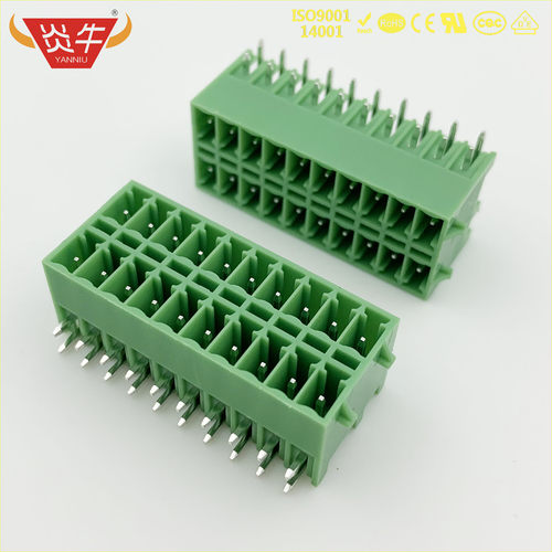 双排插拔式PCB接线端子排 KF2EDGKRG 3.5mm  MCDN 15 G1 菲尼克斯