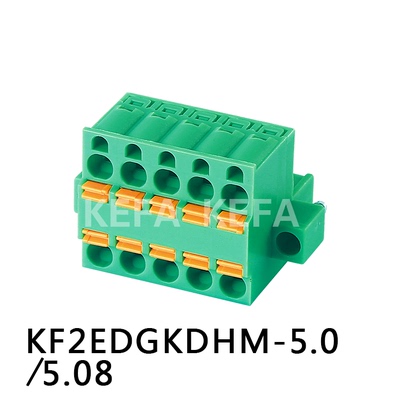 插拔式PCB接线端子 KF2EDGKDHM 5.0mm TFKC 2.5 STF连接器接插件
