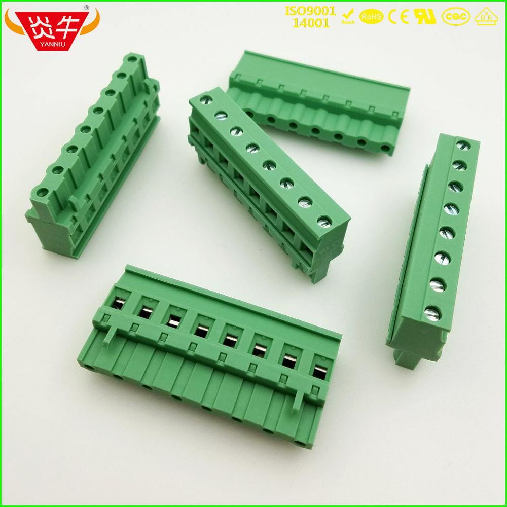 插拔式PCB接线端子KF2EDGKA KF2EDGKB 7.5mm GMVSTBR2.5 ST接插件