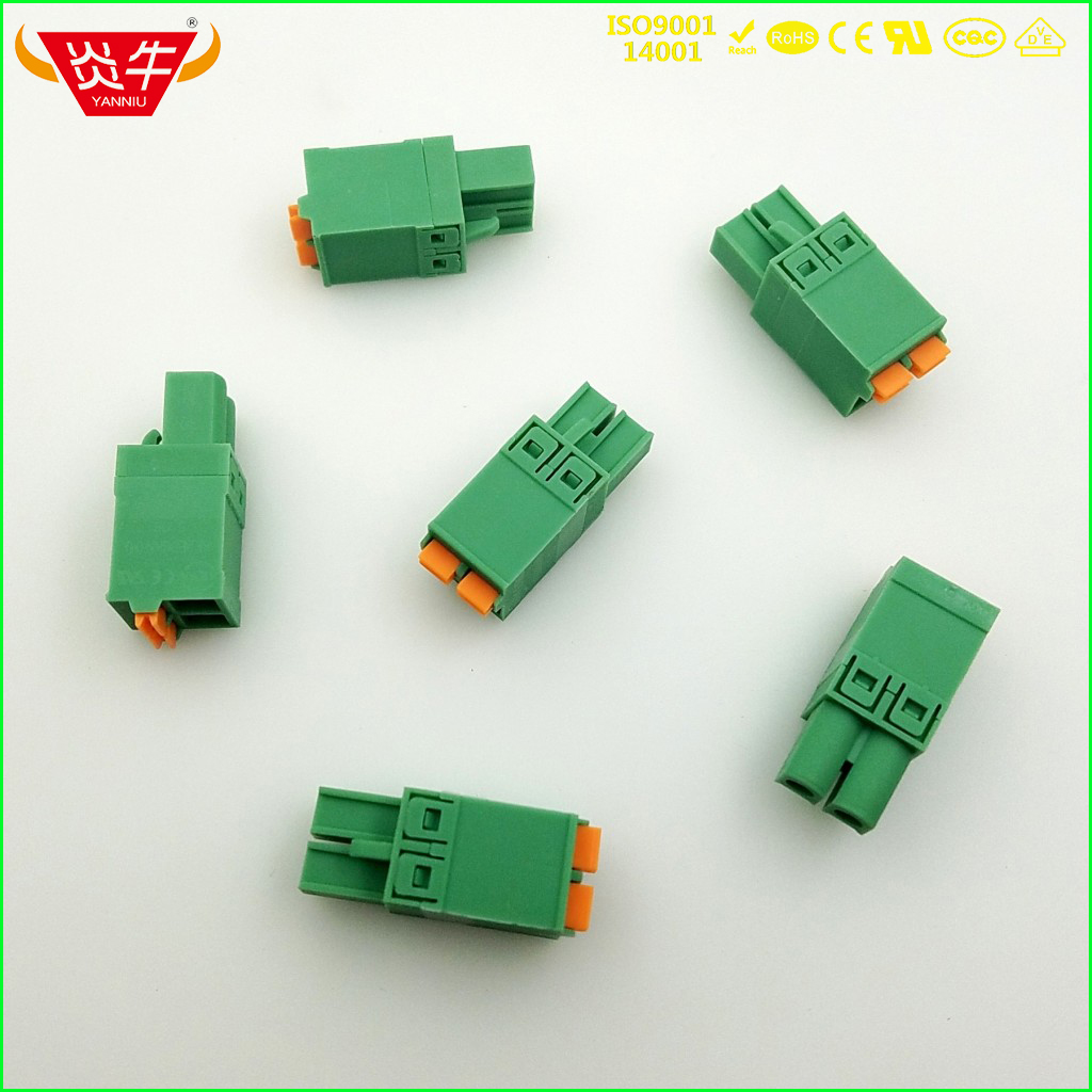 弹簧插拔式PCB接线端子 KF2EDGKN 5.0mm FKCN 2,5 ST连接器接插件