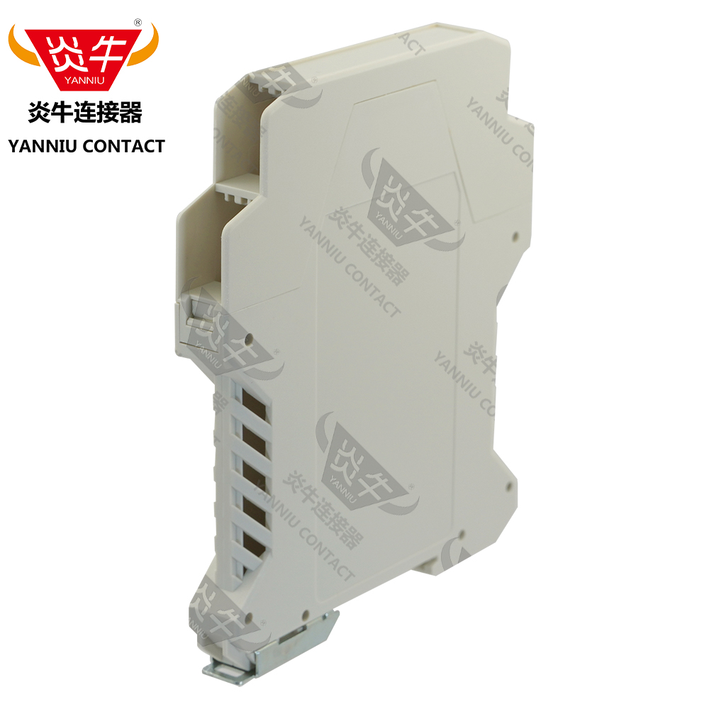 12.5mm炎牛DIN电子模块壳体信号隔离器外壳模组盒MEX1250/FMEH-02