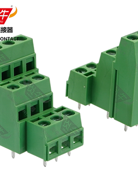三层螺钉PCB接线端子DG500A3  127A3 5.08mm   小号三排端子