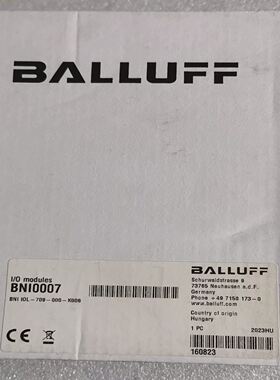 BALLUFF巴鲁夫 BNI0007 BNI IOL