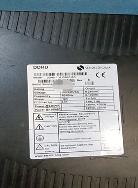 高创伺服驱动器DDHD-1D81D8EC-RO，拆机，成