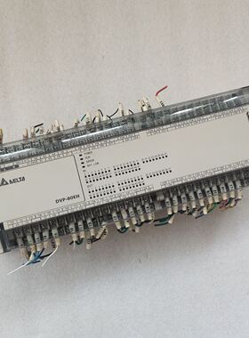 DVP80EH00T3台达PLC 拆机 功能正常 底部有